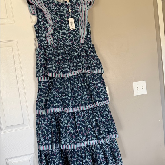 Simply Southern Floral Ruffle Tiered Maxi Dress New NWT Cottagecore - Picture 10 of 12
